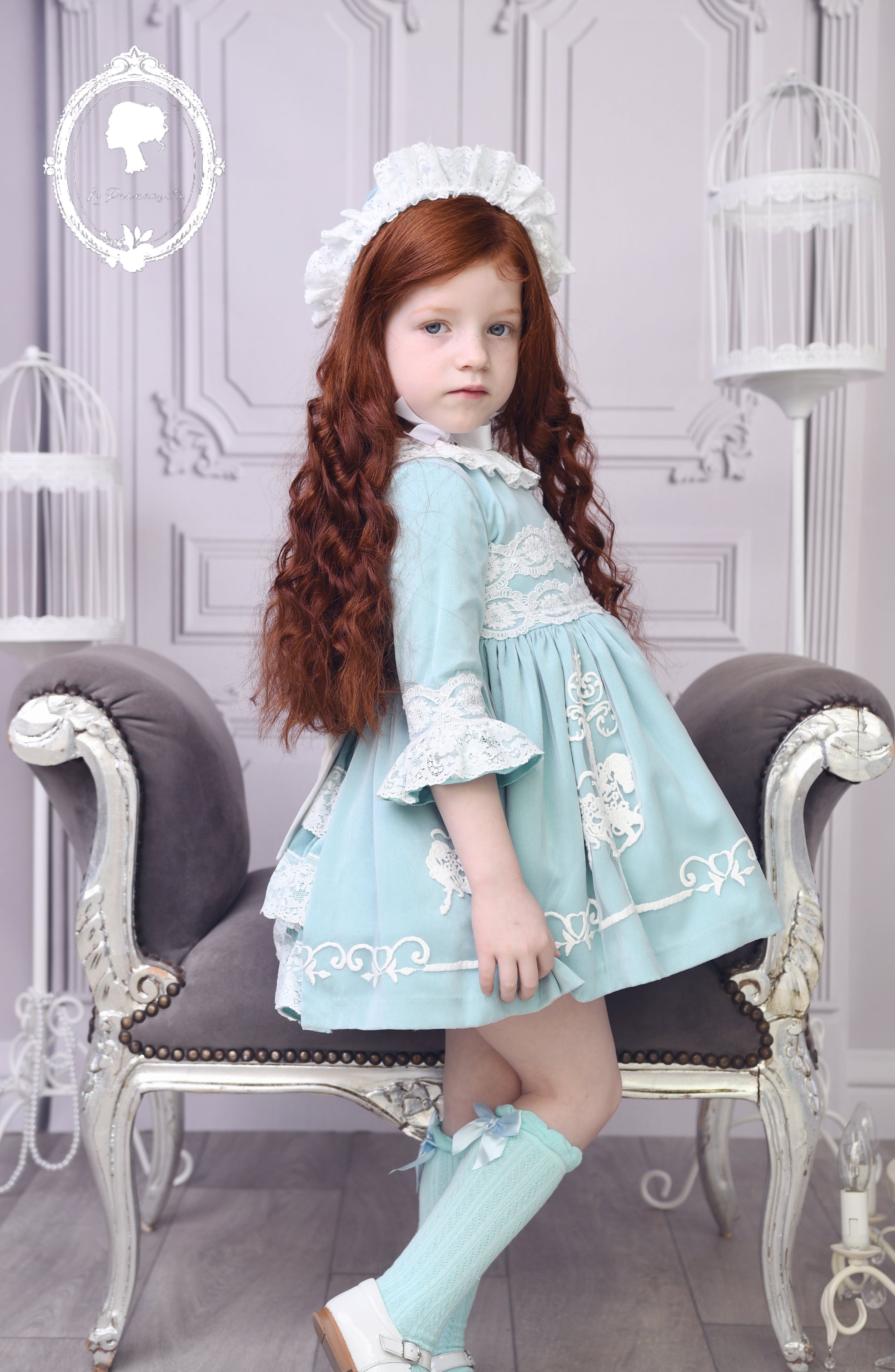 Dreamy Blue Ruffled Dress