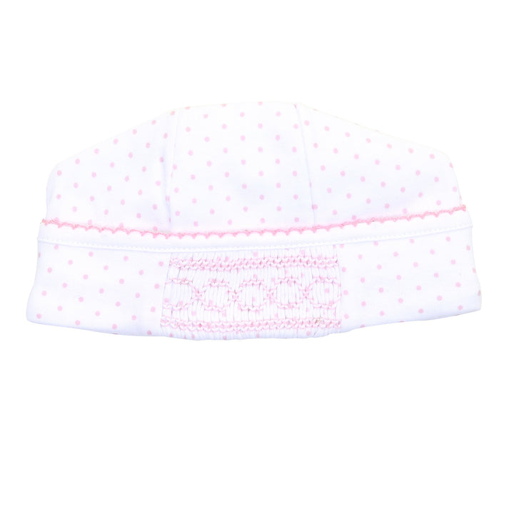 Mini Dot Smocked Hat