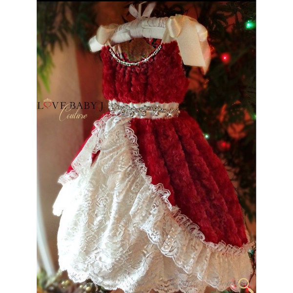Scarlet Gown - Red Minky Dress
