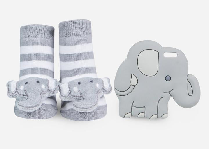 Waddle Elephant Teether Gift Set