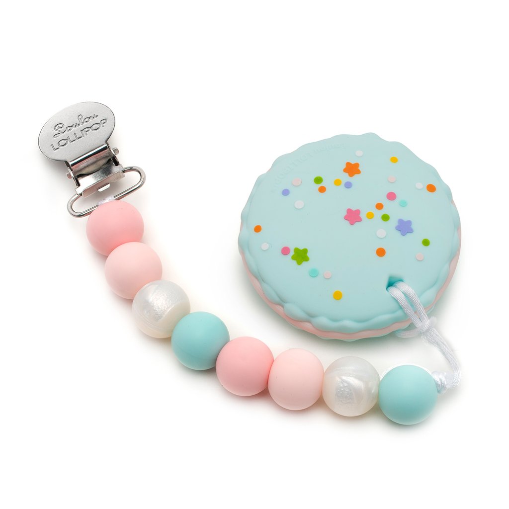 Macaron Silicone Teether Set