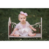 Maeli Rose Lace and Bow Onesie