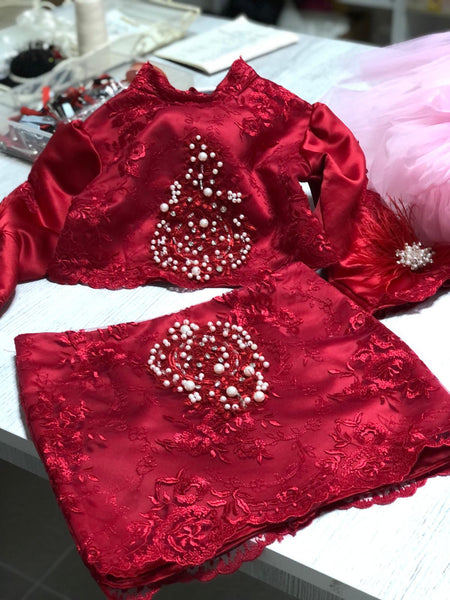 Two Piece Red Set