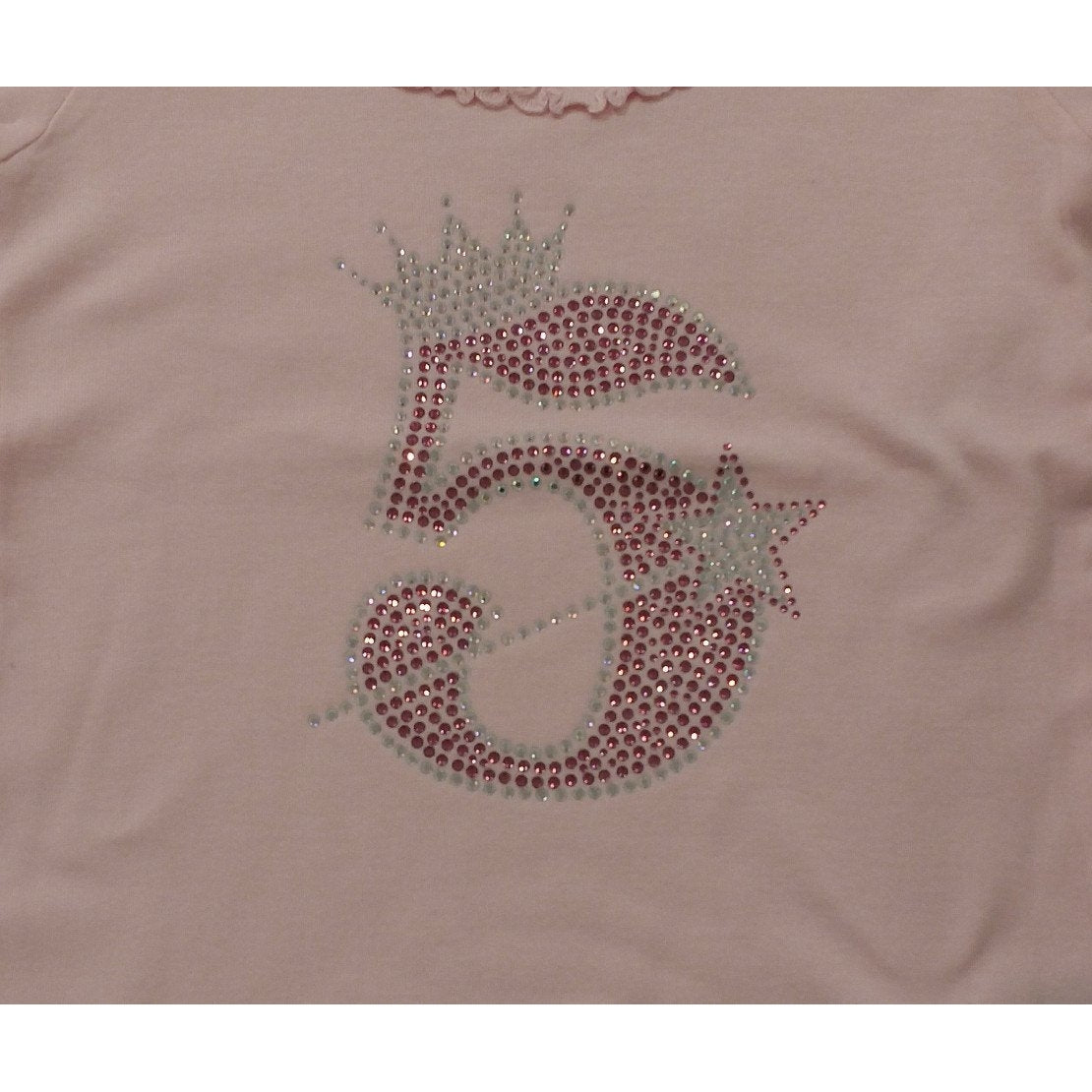 Rhinestone Wand and Crown Birthday Shirt