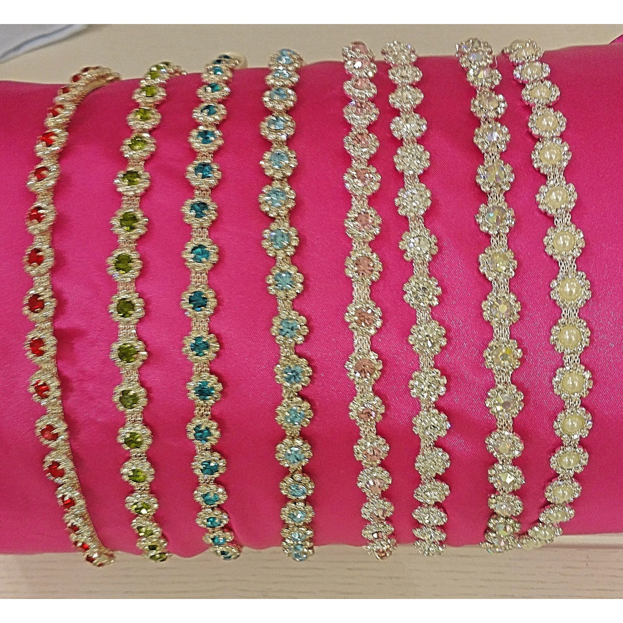 Enchanted Shimmer Birthstone Rosebud Halo