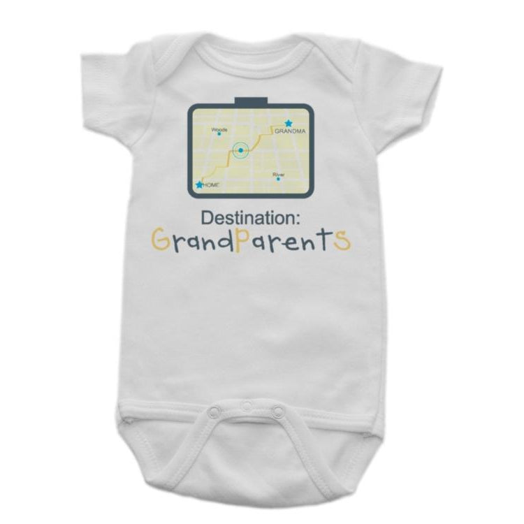 Sara Kety Destination GrandParentS (GPS) Onesie