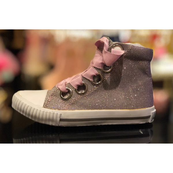 Amiana Pink Shimmer Sneaker