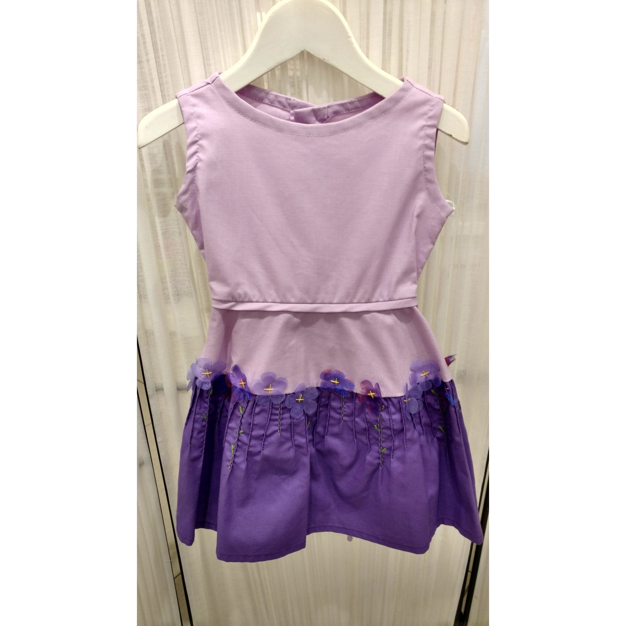 Isabel Garreton Purple Flower Dress