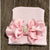 Cradle Cuties Crystal & Pearl Bow Hat - Pink Satin