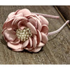 Melina's Bowtique Casablanca Fleur Satin Headband - Mauve