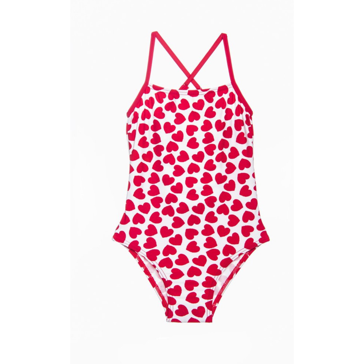 Drama Queen Tie Back Valentine One Piece