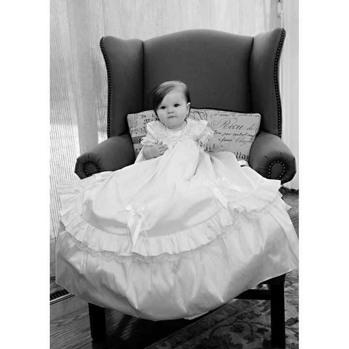 Sarah Louise Silk Christening Gown