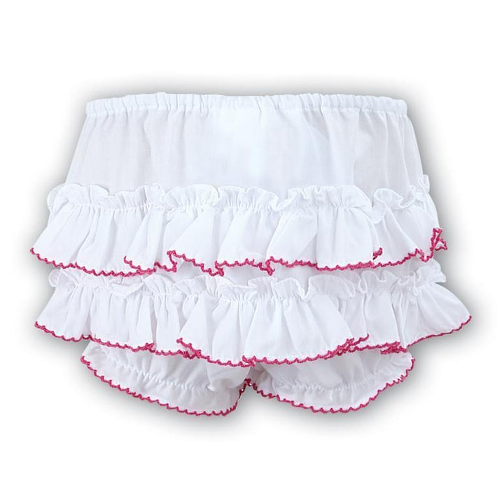 Sarah Louise Hot Pink Trim Bloomer