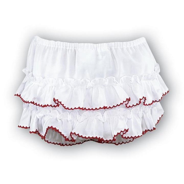 Sarah Louise Red Trim Bloomer