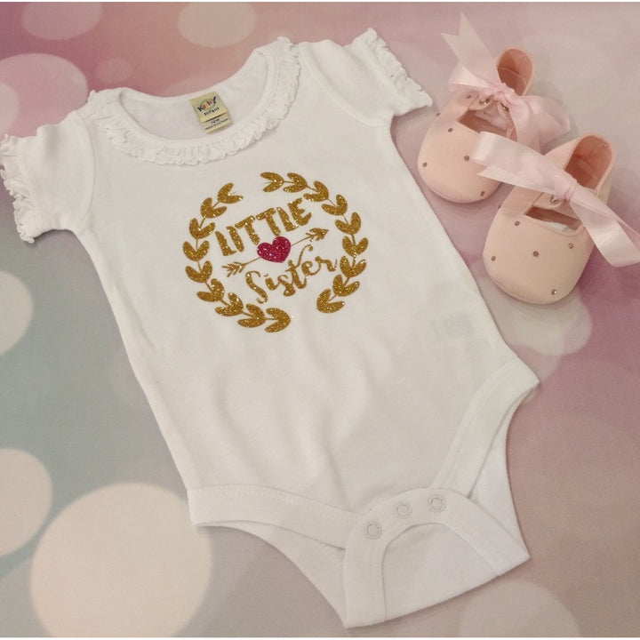 JJ Bowtique Little Sister Onesie or T Shirt