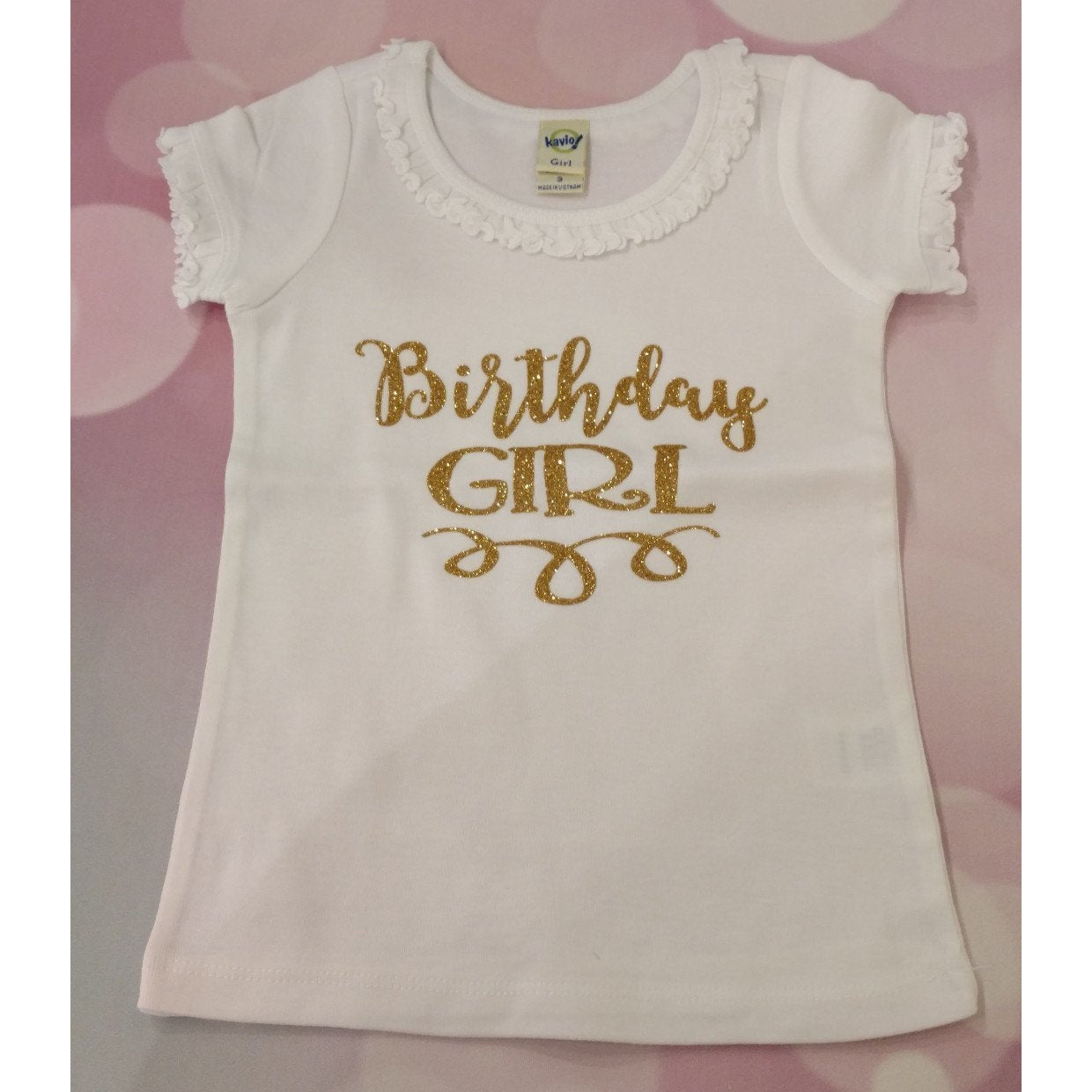 JJ Bowtique Birthday Girl Shirt