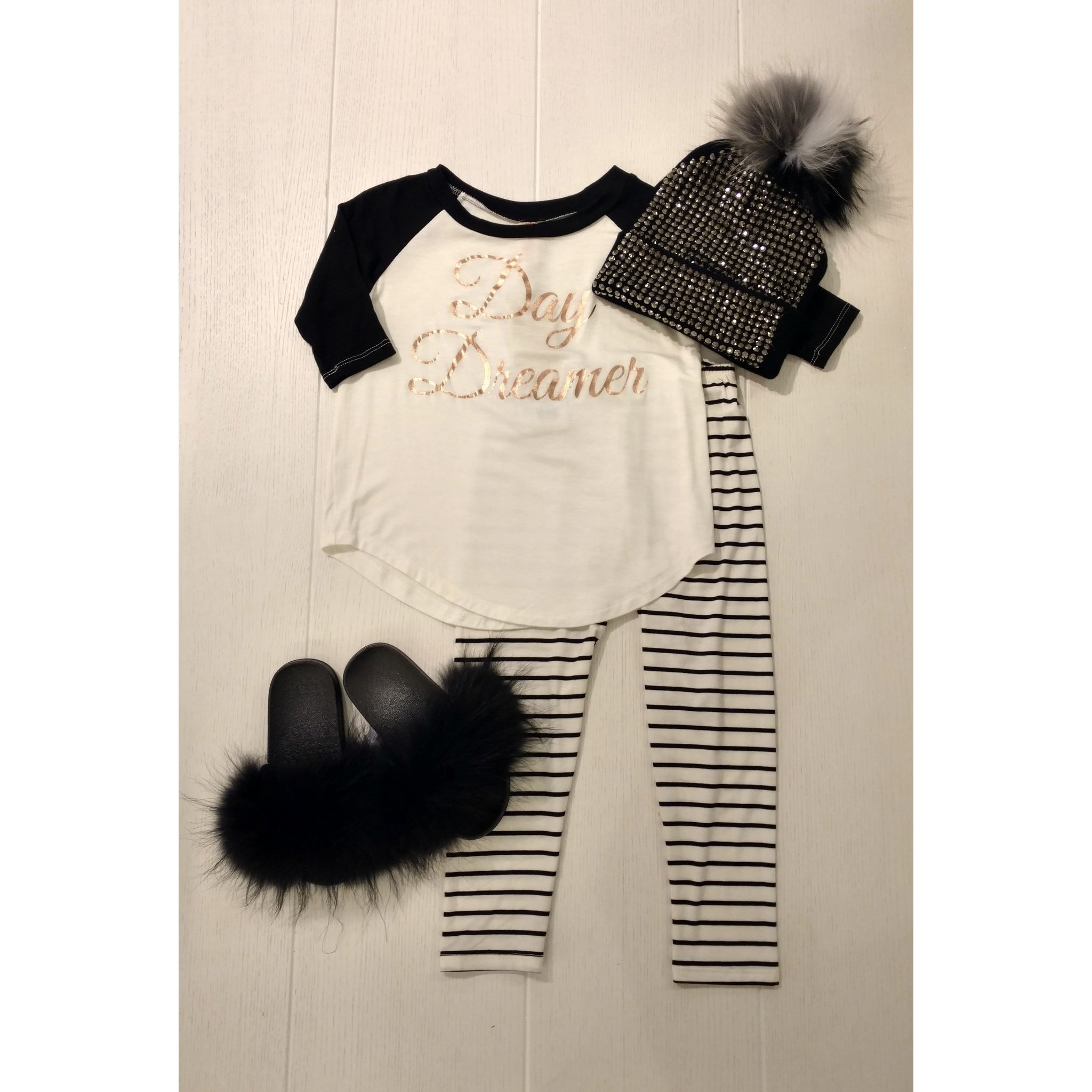 Tru Luv Stripe Stetch Legging