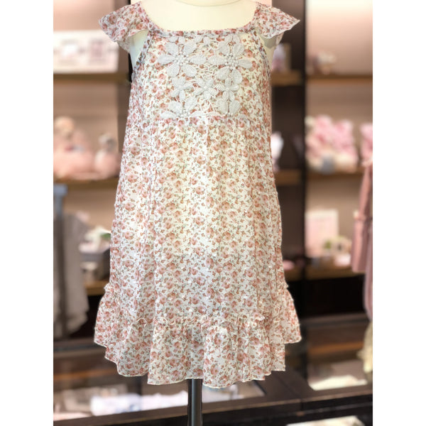Little Mass Country Floral Swing Dress