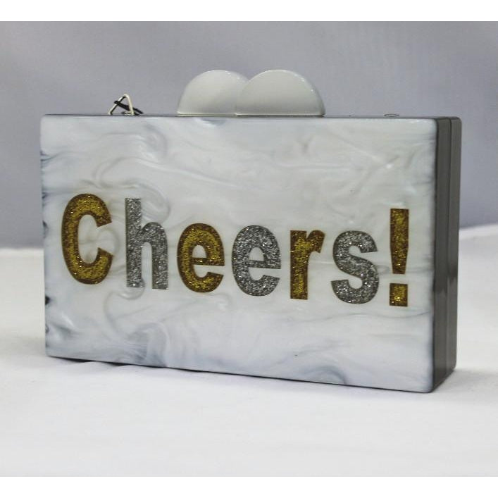 Bari Lynn Acrylic Box Bag