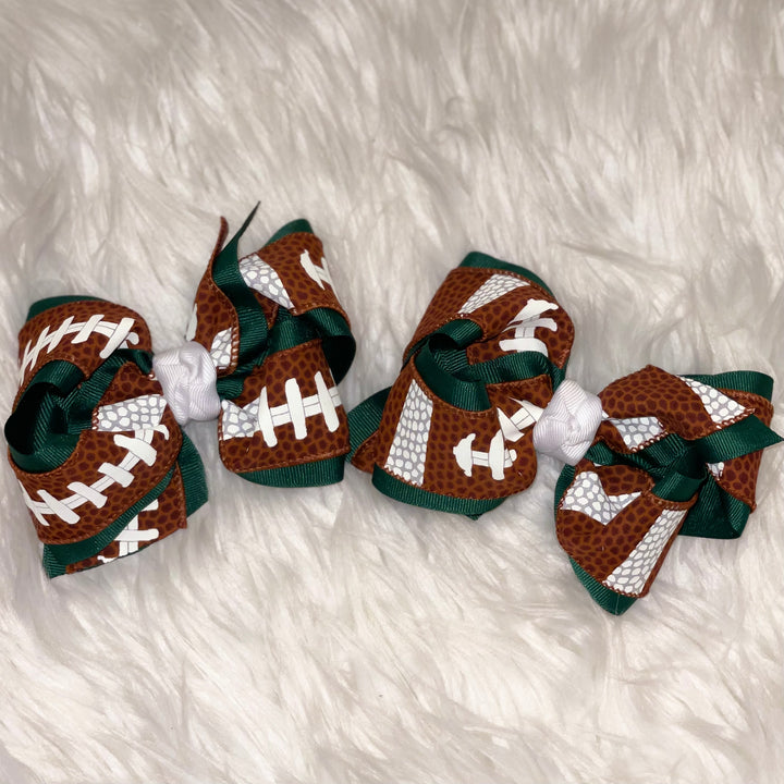 Football Bow Clip