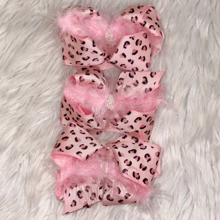 Pink Leopard Headband