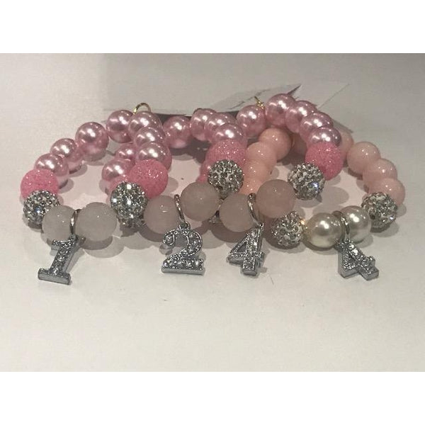 Heart Me Pink Birthday Bracelets