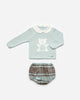 Juliana Knit Bear Bloomer Set