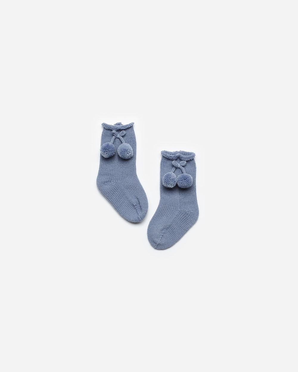 Calcetines de punto con pompón