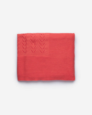 Coral Knit Blanket