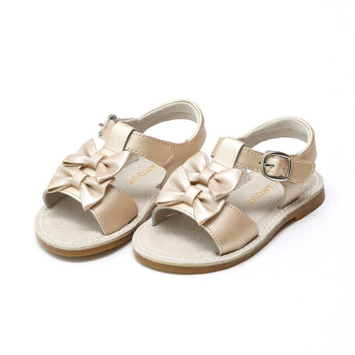 L'Amour Serena Leather Sandal