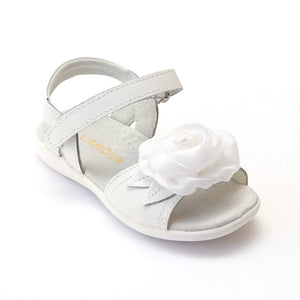 L'Amour White Flower Sandal