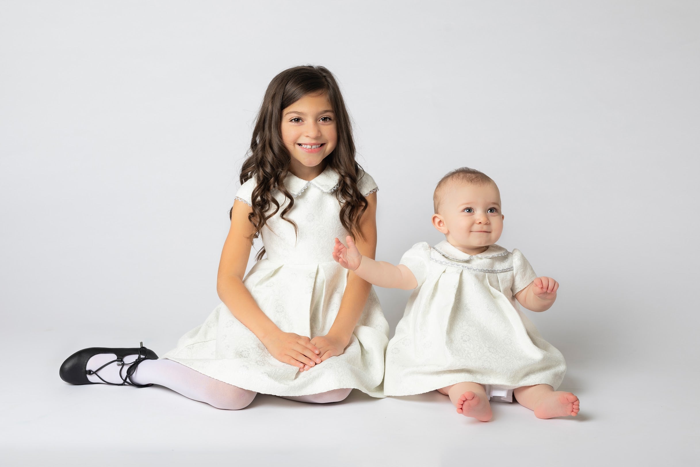 Sparkle Jacquard Infant Dress