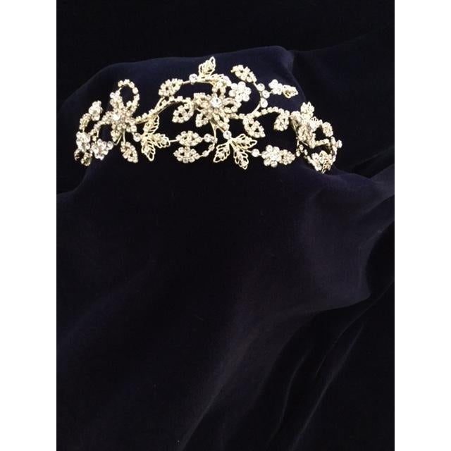 Gold Communion Crystal Tiara