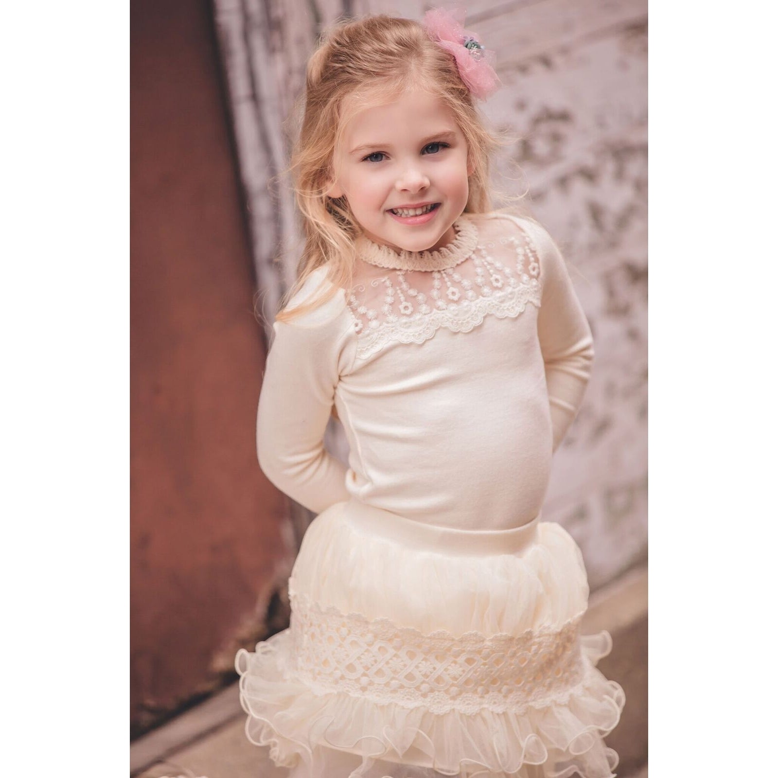 Maeli Rose Ivory Tulle Skirt