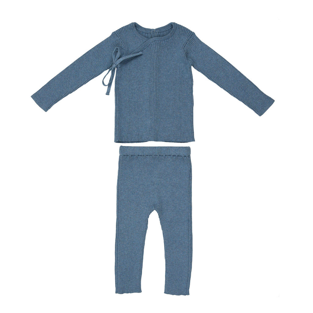 Noovel Knit Kimono Set