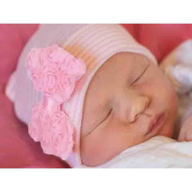 Cradle Cuties Rosette Bow Hat