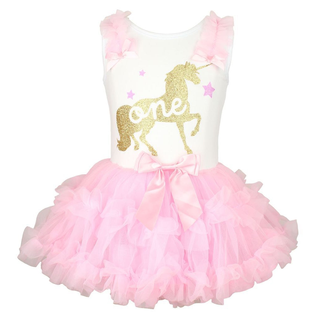 Popatu Dancing Unicorn Number Dress