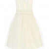 Satin & Metallic Lace Dress