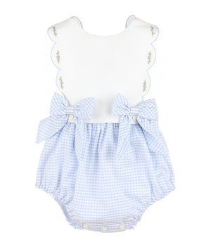 Scalloped Infant Overall