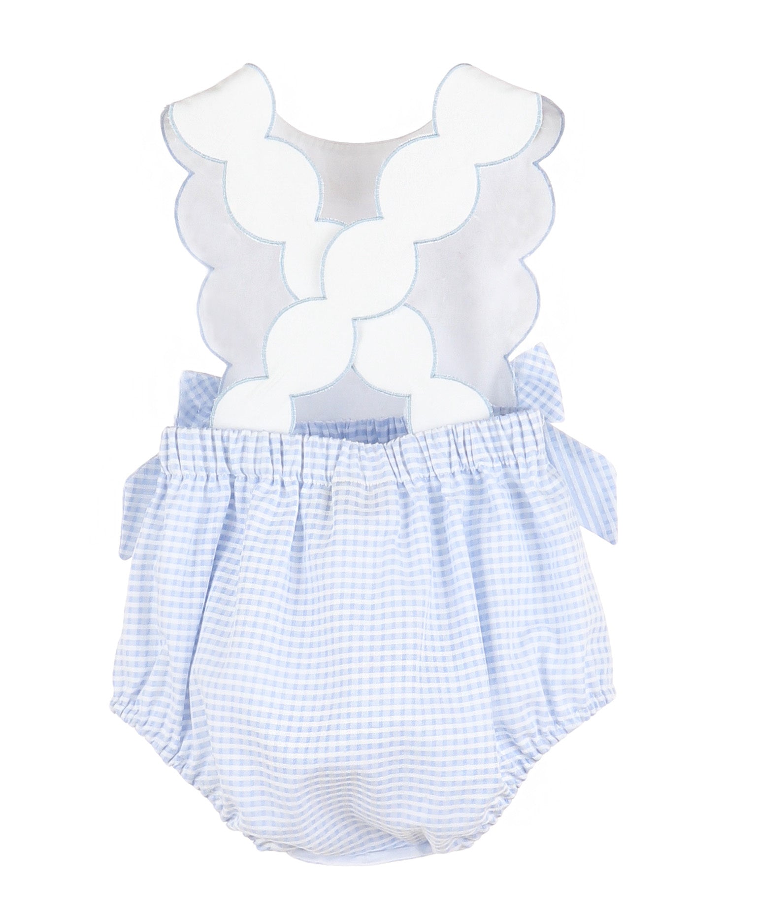 Scalloped Infant Overall