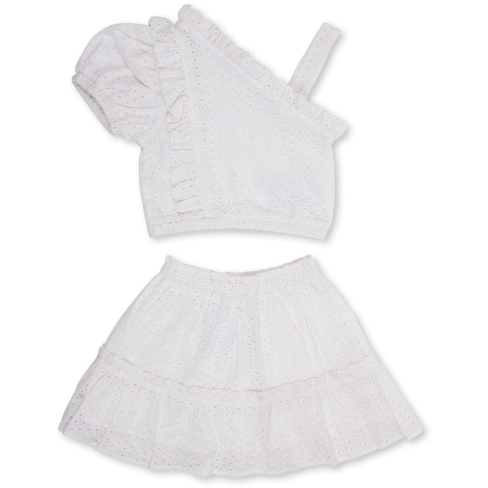 White Eyelet Resort Wear Set