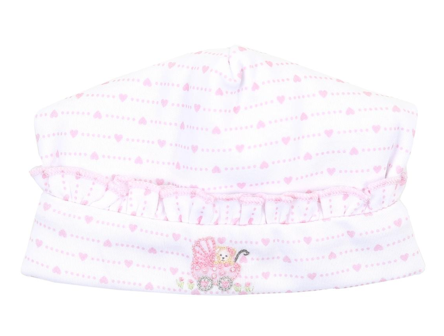 Summer Stroll Embroidered Ruffle Hat