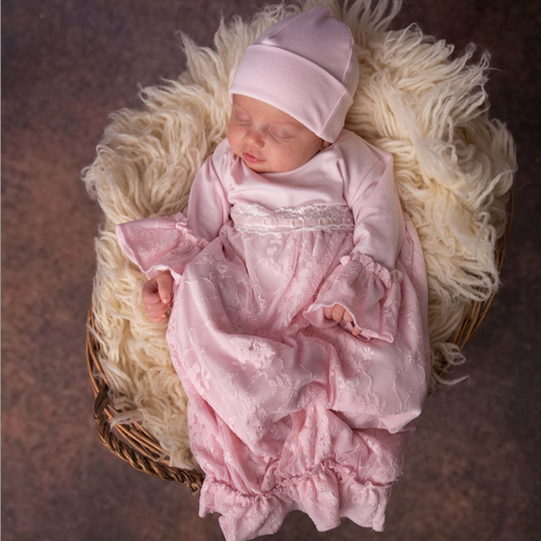 Haute Baby Sweet Rose Gown