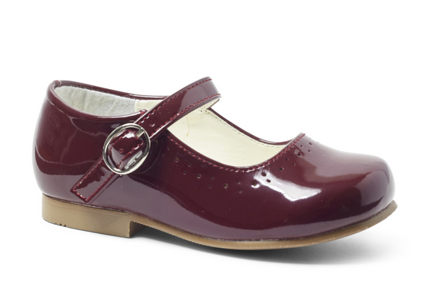 Burgundy Patent Shoes