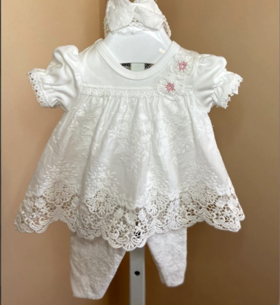 Lace Layette Set