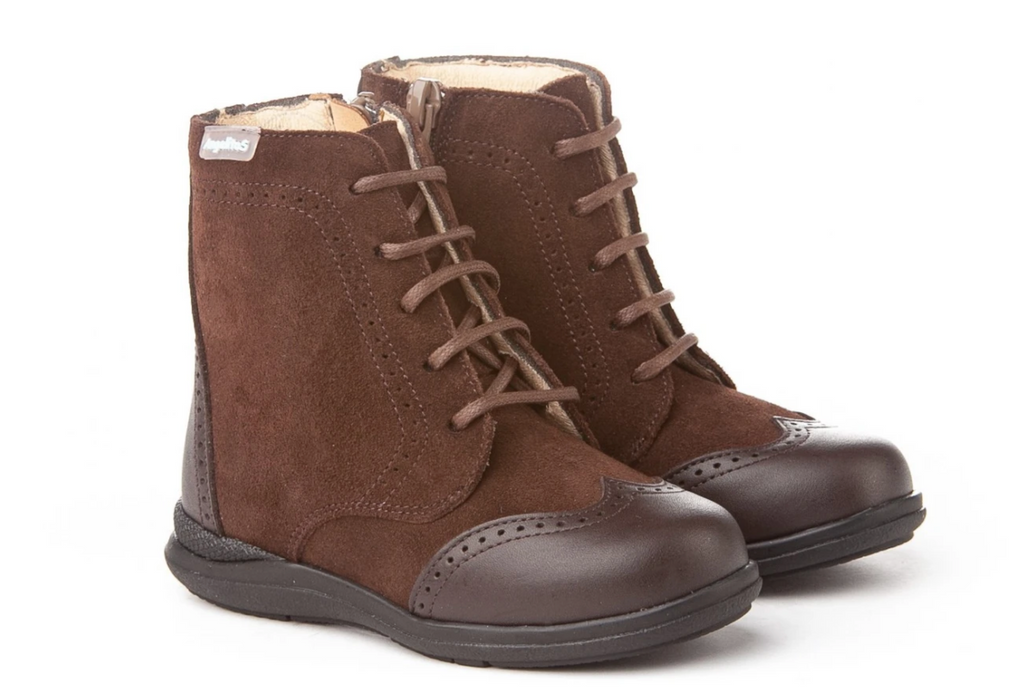 Chocolate Nappa Boots