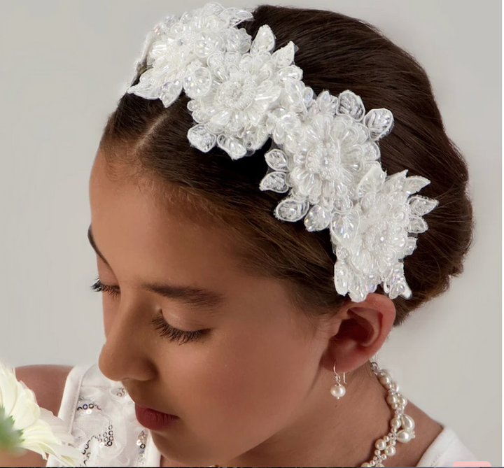 White Crystal Headband