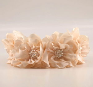 True Flower Headband in White or Champagne