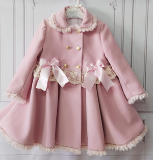Sonata Pink Wool Coat