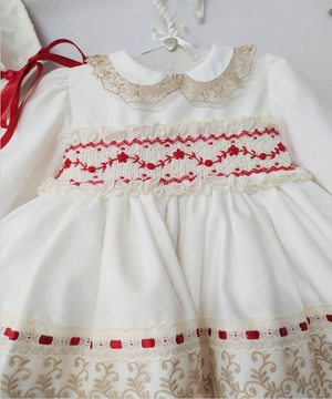 Smocked Ivory Dress